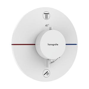 HANSGROHE SHOWERSELECT COMFORT S podomietková termostatická batéria, pre 2 spotrebiče, matná biela