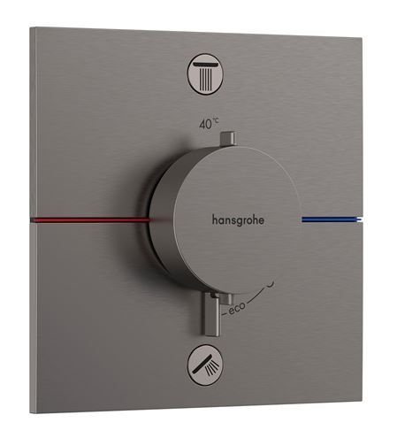 HANSGROHE SHOWERSELECT COMFORT E podomietková termostatická batéria, kartáčovaný čierny chróm 15572340 Obrázek - Hlavní obrázek