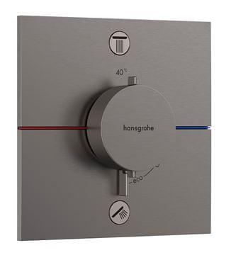 HANSGROHE SHOWERSELECT COMFORT E podomietková termostatická batéria, kartáčovaný čierny chróm