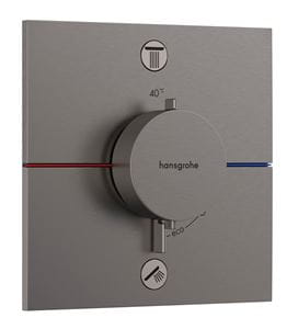 HANSGROHE SHOWERSELECT COMFORT E podomietková termostatická batéria, kartáčovaný čierny chróm