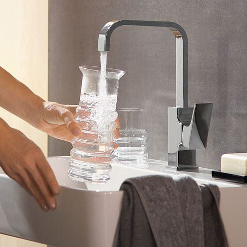 HANSGROHE METROPOL umývadlová stojanková batéria, s odtokovou súpravou, EcoSmart, chróm 32511000 Obrázek - fotka