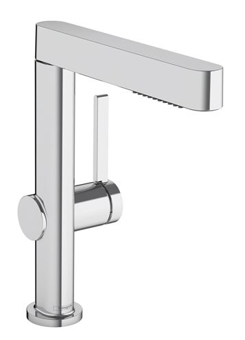 HANSGROHE FINORIS umývadlová stojanková batéria, s vyťahovacou sprškou a odtokovou súpravou, EcoSmart, chróm 76063000 Obrázek - Hlavní obrázek