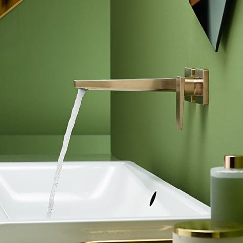 HANSGROHE METROPOL umývadlová podomietková batéria, s odtokovou súpravou, EcoSmart, kartáčovaný bronz 32526140 Obrázek - fotka