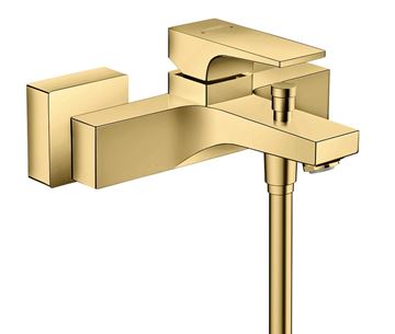 HANSGROHE METROPOL vaňová nástenná batéria, s prepínačom, leštený vzhľad zlata