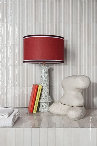 MARAZZI LUME obklad 6x24 cm, štruktúra 3D Rake, lesk, white MP9E Obrázek - fotka