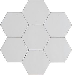 MARAZZI LUME dlažba 21x18,2 cm, hexagón, lesk, white