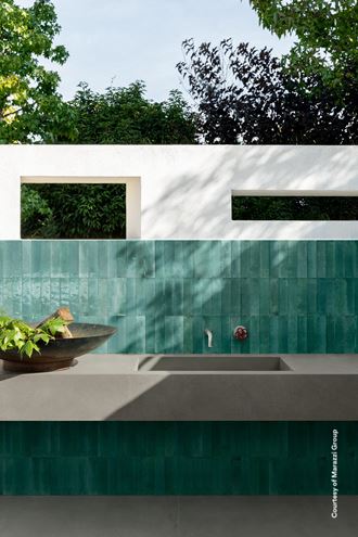 MARAZZI LUME dlažba 6x24 cm, lesk, emerald MP90 Obrázek - fotka