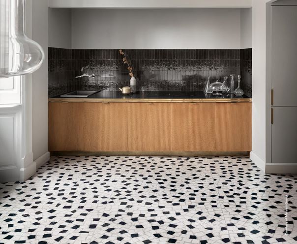 MARAZZI LUME dlažba 6x24 cm, lesk, black M6RP Obrázek - fotka