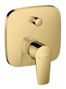 HANSGROHE TALIS E vaňová podomietková batéria, s prepínačom, leštený vzhľad zlata