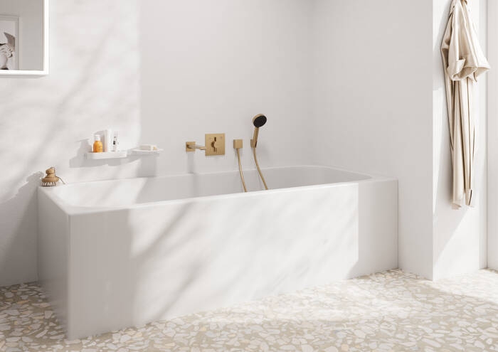 HANSGROHE PORTER S nástenný držiak, kartáčovaný bronz 28331140 Obrázek - fotka