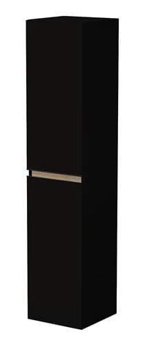 INTEDOOR BARI vysoká skrinka 35x35x160 cm, 2 dvierka, matná čierna BASV352DLPA3686/A02 Obrázek - Hlavní obrázek