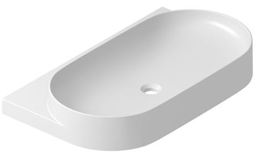 RAVAK YARD 800 umývadlo 80,5 cm, s otvorom pre batériu, bez prepadu XJX01280002 Obrázek - fotka
