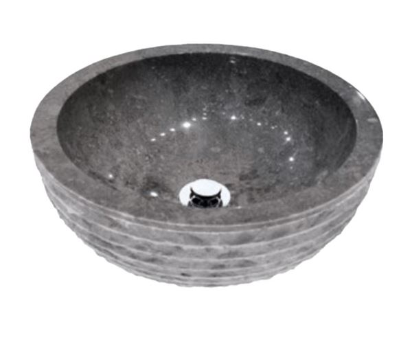TRIP umývadlová misa Ronda Gris 40 cm, bez prepadu, matná šedá 8435666800480 Obrázek - Hlavní obrázek