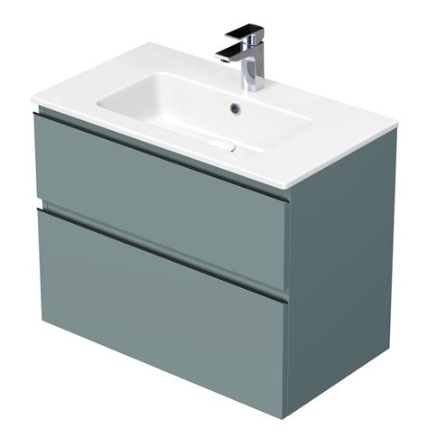 INTEDOOR BARI skrinka pod umývadlo 80x46x61 cm, 2 zásuvky, aqua marina mat BA802ZA6766 Obrázek - Hlavní obrázek