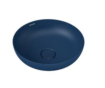 KALDEWEI MIENA 3180 umývadlová misa 45 cm, bez prepadu, smaltovaná oceľ, Perl-Effect, navyblue