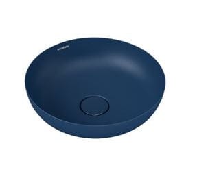 KALDEWEI MIENA 3180 umývadlová misa 45 cm, bez prepadu, smaltovaná oceľ, Perl-Effect, navyblue