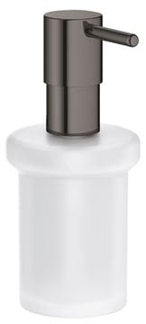 GROHE ESSENTIALS dávkovač tekutého mydla 160 ml, bez držiaka, sklo, hard graphite