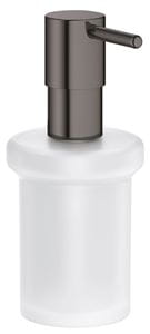 GROHE ESSENTIALS dávkovač tekutého mydla 160 ml, bez držiaka, sklo, hard graphite