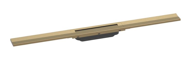 HANSGROHE 800 RAINDRAIN FLEX vrchná sada sprchového žľabu, skracovateľný, na inštaláciu voľne na plochu, kartáčovaný bronz 56044140 Obrázek - Hlavní obrázek