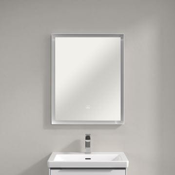 VILLEROY & BOCH SUBWAY 3.0 zrkadlo 60x75 cm, s osvetlením, s reguláciou stmievania a teploty svetla, so senzorom A4636000 Obrázek - fotka