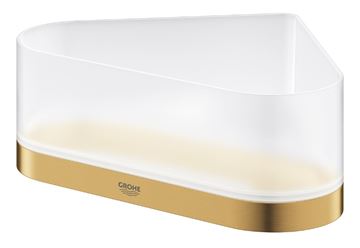GROHE SELECTION rohová polica, nástenná, brúsený cool sunrise 41038GN0 Obrázek - fotka