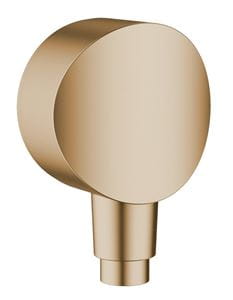 HANSGROHE FIXFIT S prípojka hadice 61 mm so spätným ventilom 1/2"x1/2", brúsený bronz