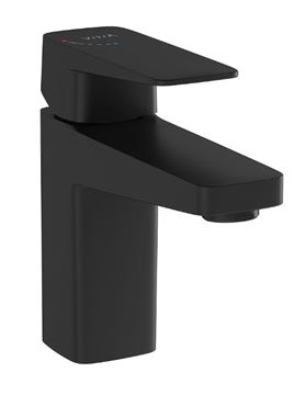VITRA ROOT SQUARE umývadlová stojanková batéria, BluEco, matná čierna