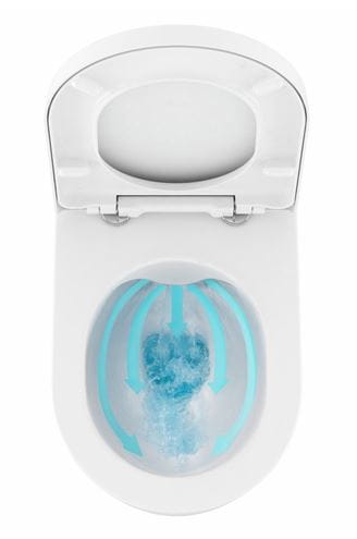RAVAK UNI CHROME závesné WC, RimOff splachovanie X01535 Obrázek - fotka