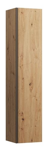 LAUFEN MEDA vysoká skrinka 35,5x33,5x165 cm, 1 dvierka, pánty vpravo, divoký dub H4216520112671 Obrázek - Hlavní obrázek