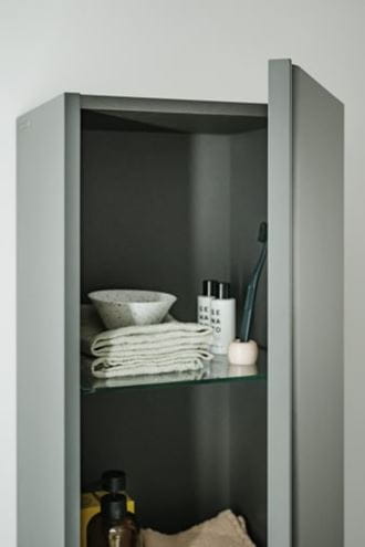 LAUFEN MEDA vysoká skrinka 35,5x33,5x165 cm, 1 dvierka, pánty vpravo, divoký dub H4216520112671 Obrázek - fotka