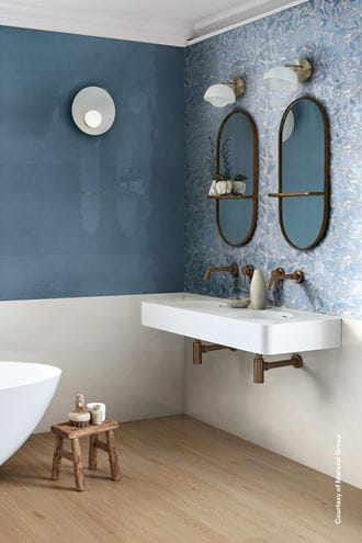 MARAZZI BLISS dekor 30x90 cm, leafy freddo touch MP7X Obrázek - fotka
