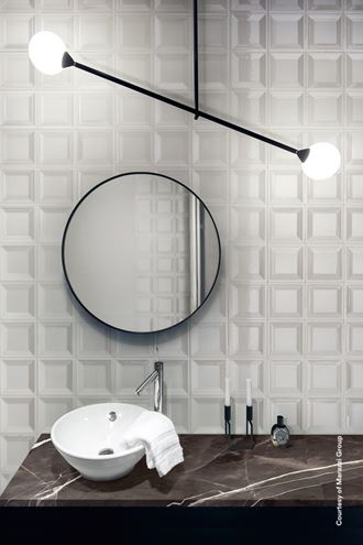 MARAZZI BLISS obklad 30x90 cm, lesk reliéf 3D, ice MP5V Obrázek - fotka