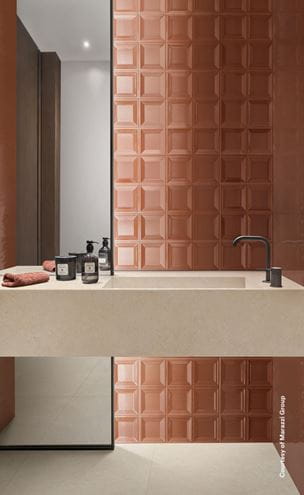 MARAZZI BLISS obklad 30x90 cm, lesk reliéf 3D, brick MP5W Obrázek - fotka