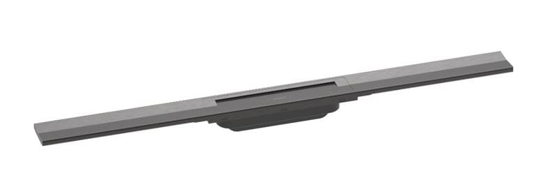 HANSGROHE 800 RAINDRAIN FLEX vrchná sada sprchového žľabu, skracovateľný, pre inštaláciu voľne na plochu, kartáčovaný čierny chróm 56044340 Obrázek - Hlavní obrázek