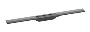 HANSGROHE 800 RAINDRAIN FLEX vrchná sada sprchového žľabu, skracovateľný, pre inštaláciu voľne na plochu, kartáčovaný čierny chróm