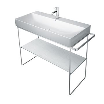 DURAVIT DURASQUARE kovový podstavec 1063x451x740-790 mm, pre umývadlo, chróm 0031031000 Obrázek - fotka