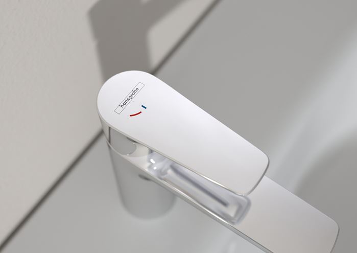 HANSGROHE TALIS E umývadlová stojanková batéria, CoolStart, EcoSmart, leštený vzhľad zlata 71714990 Obrázek - fotka