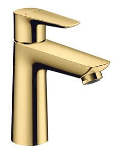 HANSGROHE TALIS E umývadlová stojanková batéria, CoolStart, EcoSmart, leštený vzhľad zlata