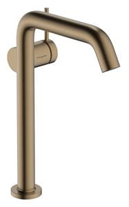 HANSGROHE TECTURIS S umývadlová stojanková batéria 240 Fine, s odtokovou súpravou, CoolStart, EcoSmart+, kartáčovaný bronz