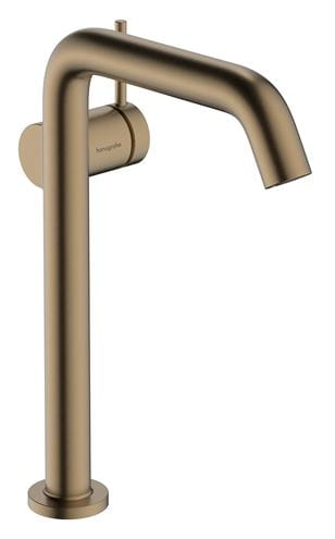 HANSGROHE TECTURIS S umývadlová stojanková batéria 240 Fine, s odtokovou súpravou, CoolStart, EcoSmart+, kartáčovaný bronz 73370140 Obrázek - Hlavní obrázek