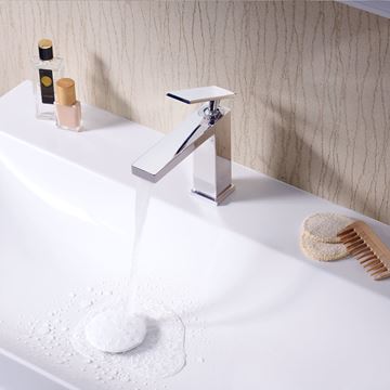 HANSGROHE TECTURIS E umývadlová stojanková batéria, EcoSmart+, chróm 73011000 Obrázek - fotka