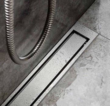 UNIDRAIN HIGHLINE 1920 plný rošt PANEL 833 mm, kartáčovaná nerez oceľ 1920.0900 Obrázek - fotka