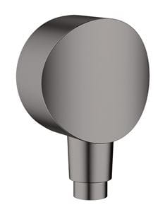 HANSGROHE FIXFIT S prípojka hadice 61mm so spätným ventilom 1/2"x1/2", kartáčovaný čierny chróm