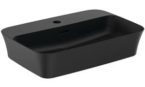 IDEAL STANDARD IPALYSS umývadlo na dosku 55 cm, s prepadom, black matt