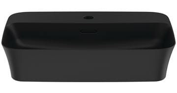 IDEAL STANDARD IPALYSS umývadlo na dosku 55 cm, s prepadom, black matt E2077V3 Obrázek - fotka
