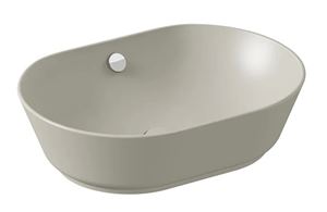 VITRA GEO umývadlová misa 55 cm, bez prepadu, VitrAhygiene, matná šedá