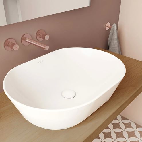 VITRA GEO umývadlová misa 55 cm, bez prepadu, VitrAhygiene 7427B003-0016 Obrázek - fotka