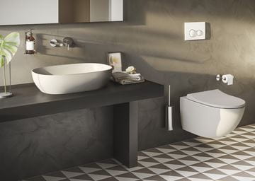 VITRA OUTLINE umývadlová misa 58 cm, bez prepadu, VitrAhygiene, matná béžová 5995B420-0016 Obrázek - fotka