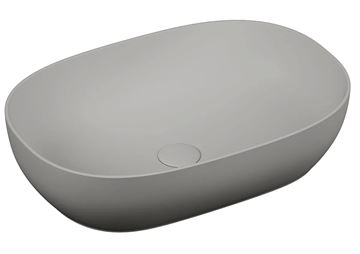 VITRA OUTLINE umývadlová misa 58 cm, bez prepadu, VitrAhygiene, matná šedá