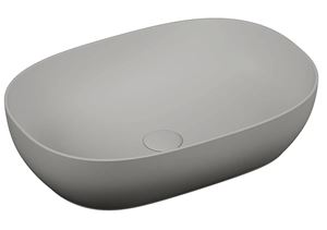 VITRA OUTLINE umývadlová misa 58 cm, bez prepadu, VitrAhygiene, matná šedá